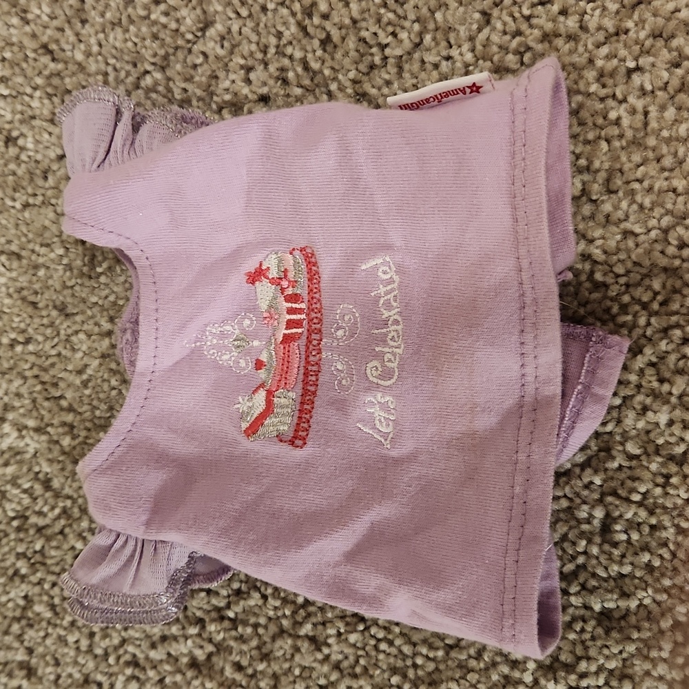 American Girl let's celebrate shirt for dolls
